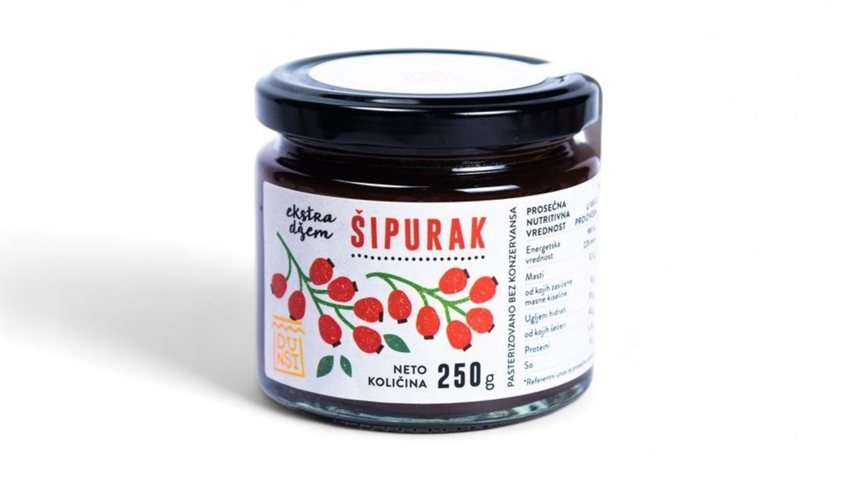 68726bf9611d8a5003bb3924 Dunst Extra Džem od šipurka 250g - Slika 1