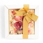 Premier Kvadrat bela čokolada jagoda 75g