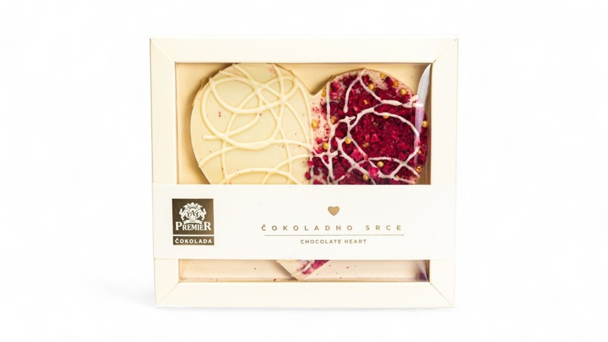68727ed0888d85cb9c929012 Premier Srce bela čokolada 110g - Slika 1