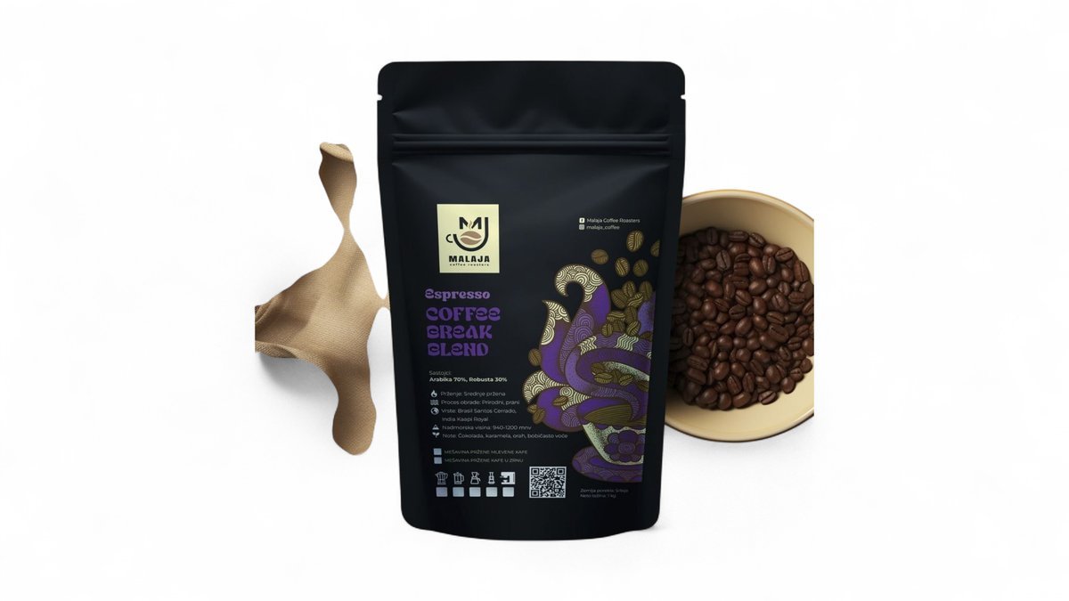 68a1e7ef769e6414e4722d26 Malaja Coffee Break (espresso) 250g - Slika 1