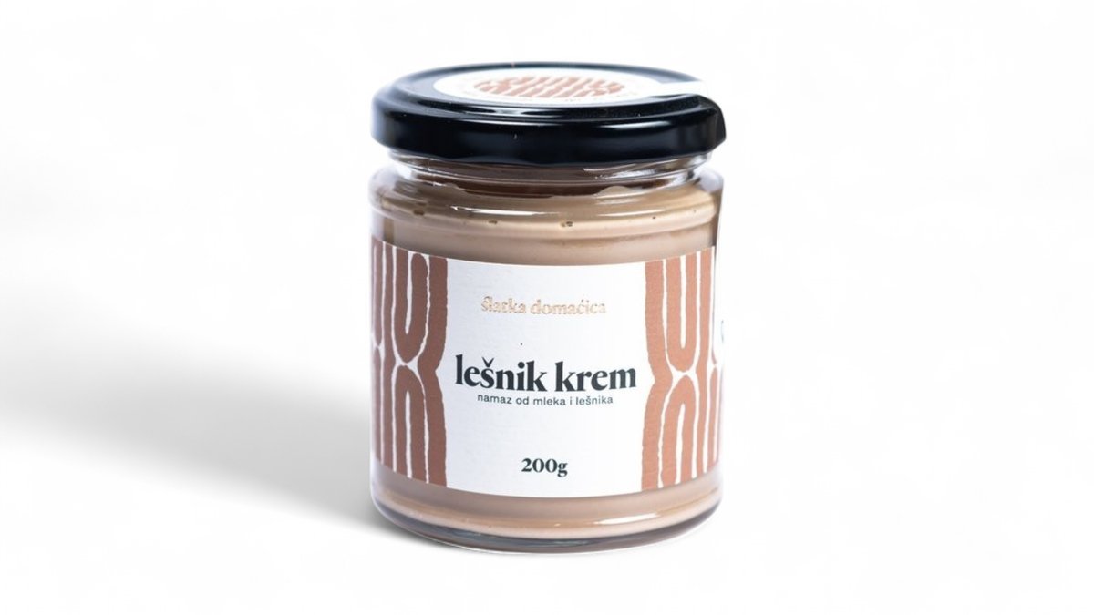 68a9bb8b5650c92c6dc85cbd Slatka Domaćica Lešnik krem 200g - Slika 1