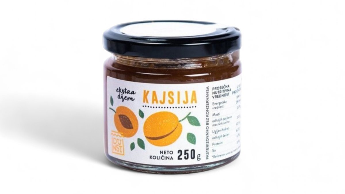 68a9c815fd1627f0fa88483b Dunst Extra Džem od kajsije 250g - Slika 1