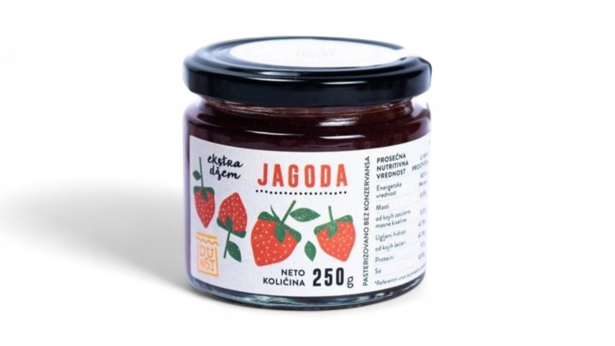 68a9c9f5fec52e5ab0d6ced5 Dunst Extra Džem od jagode 250g - Slika 1