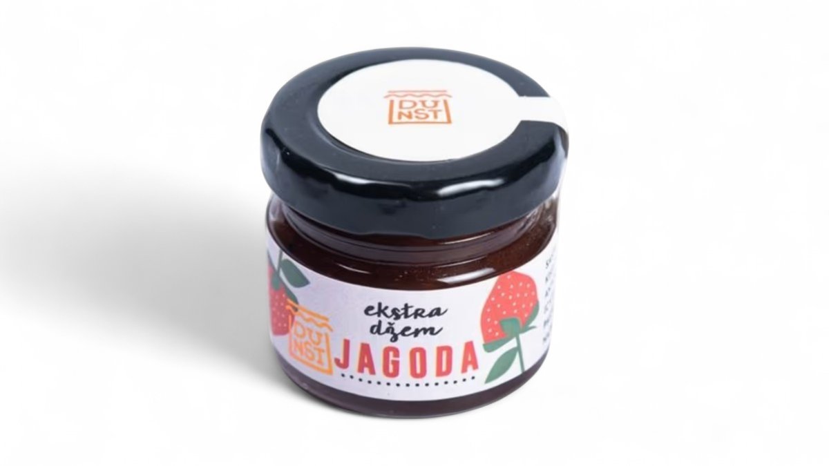 68a9edc6fec52e5ab0d6cef3 Dunst Extra Džem od jagode 35g - Slika 1