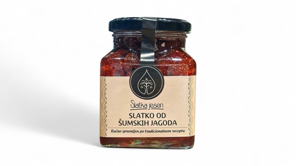 68bef90c7eed7bb2f71253c2 Slatka Jesen Slatko od Šumskih Jagoda 370g - Slika 1