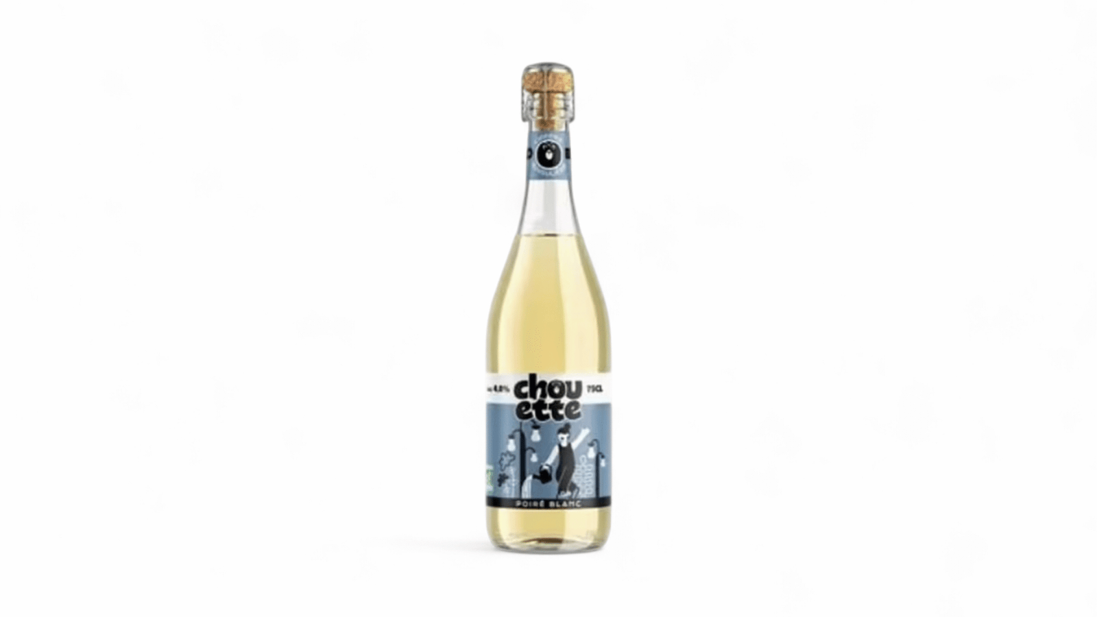 69066f5b118147ef038224f4 Cider Chouette Poire Blanc 0,75L - Slika 1