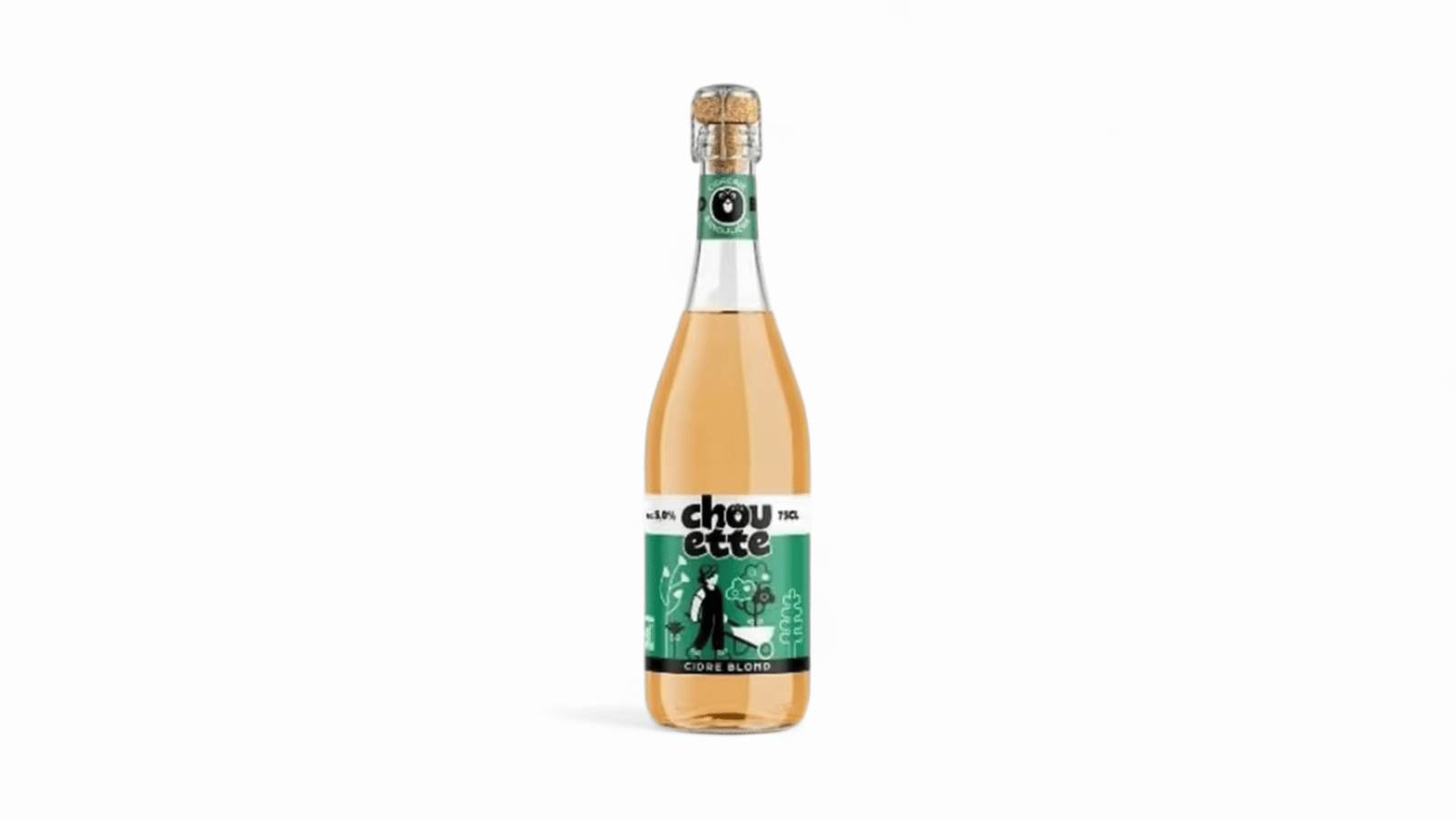 69067319118147ef038224f7 Cider Chouette Cidre Blond 0,75L - Slika 1