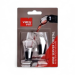 VacuVin Wine Server Crystal Black 2 kom
